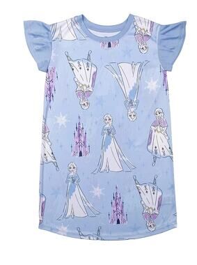 Disney's Frozen Anna & Elsa Girls 2T Allover Print Nightgown